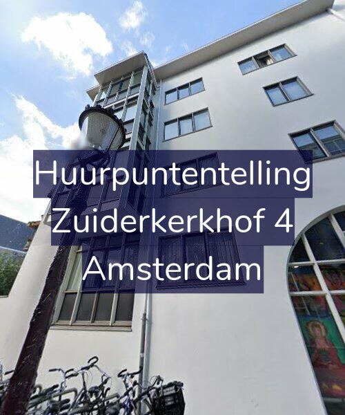 Foto gevel Huurpuntentelling voor Zuiderkerkhof 4, Amsterdam