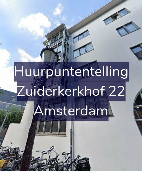 Foto gevel Huurpuntentelling voor Zuiderkerkhof 22, Amsterdam