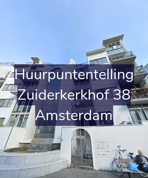 Foto gevel Huurpuntentelling voor Zuiderkerkhof 38, Amsterdam