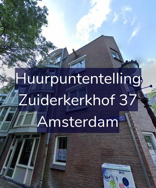 Foto gevel Huurpuntentelling voor Zuiderkerkhof 37, Amsterdam