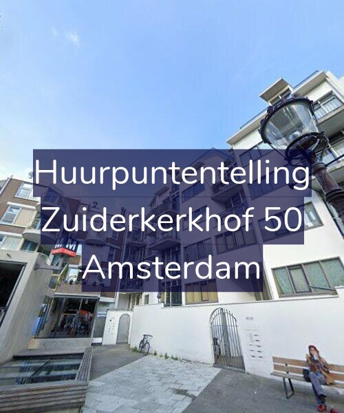 Foto gevel Huurpuntentelling voor Zuiderkerkhof 50, Amsterdam