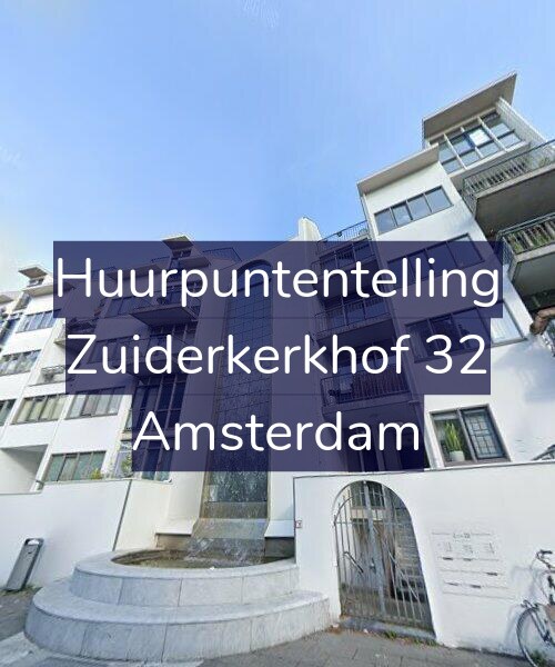 Foto gevel Huurpuntentelling voor Zuiderkerkhof 32, Amsterdam