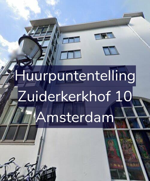 Foto gevel Huurpuntentelling voor Zuiderkerkhof 10, Amsterdam