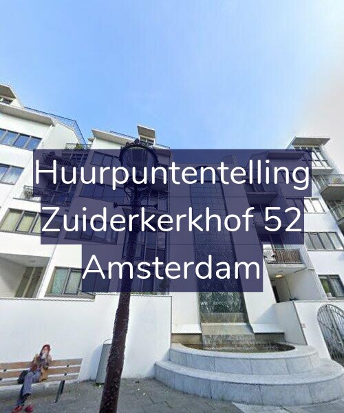 Foto gevel Huurpuntentelling voor Zuiderkerkhof 52, Amsterdam