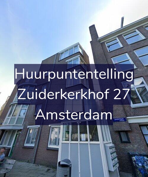 Foto gevel Huurpuntentelling voor Zuiderkerkhof 27, Amsterdam