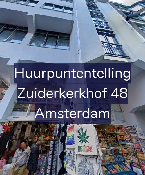 Foto gevel Huurpuntentelling voor Zuiderkerkhof 48, Amsterdam