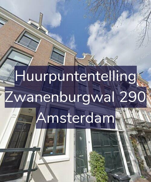 Foto gevel Huurpuntentelling voor Zwanenburgwal 290, Amsterdam