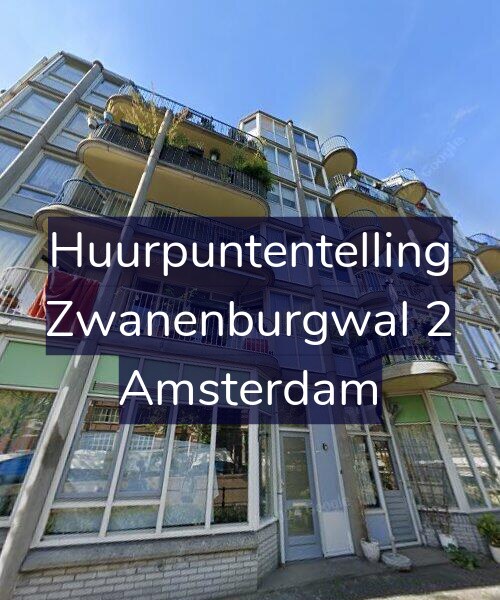 Foto gevel Huurpuntentelling voor Zwanenburgwal 2, Amsterdam