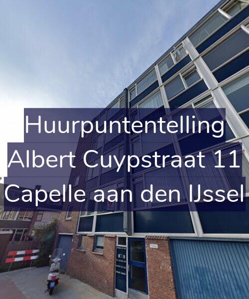 Foto gevel Huurpuntentelling voor Albert Cuypstraat 11, Capelle aan den IJssel