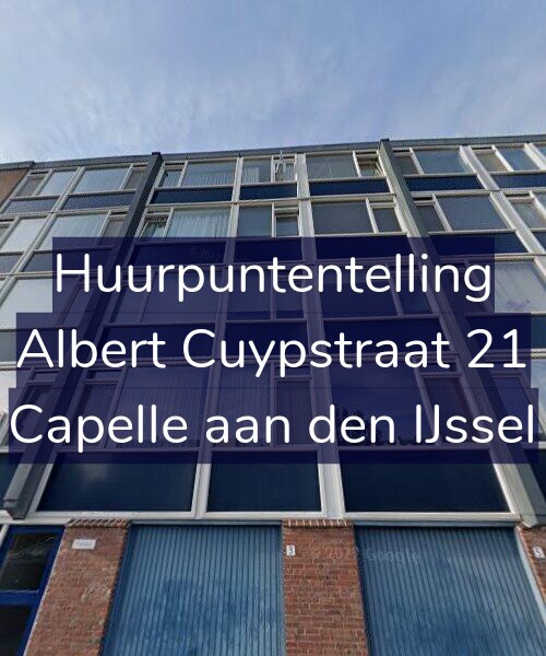 Foto gevel Huurpuntentelling voor Albert Cuypstraat 21, Capelle aan den IJssel