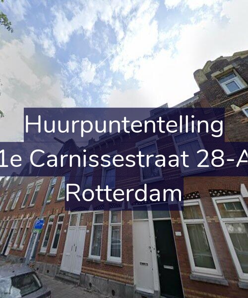 Foto gevel Huurpuntentelling voor 1e Carnissestraat 28-A, Rotterdam