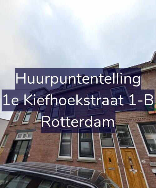 Foto gevel Huurpuntentelling voor 1e Kiefhoekstraat 1-B, Rotterdam