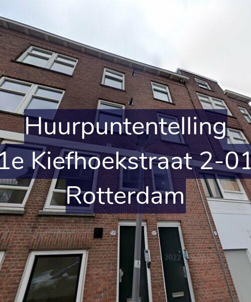 Foto gevel Huurpuntentelling voor 1e Kiefhoekstraat 2-01, Rotterdam