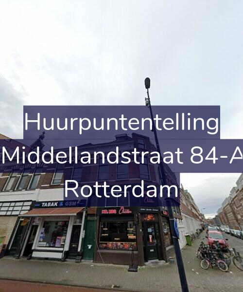 Foto gevel Huurpuntentelling voor 1e Middellandstraat 84-A02, Rotterdam