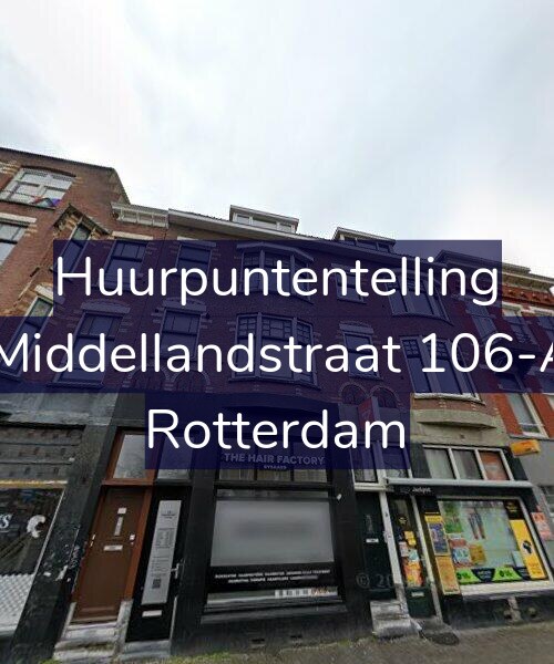 Foto gevel Huurpuntentelling voor 1e Middellandstraat 106-A02, Rotterdam