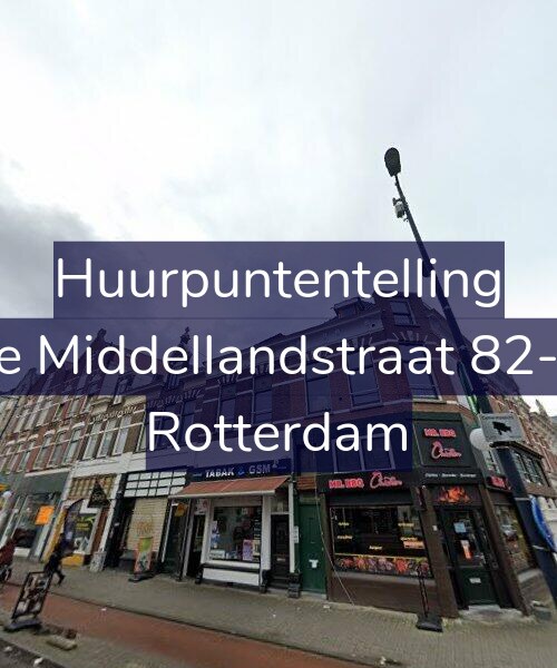 Foto gevel Huurpuntentelling voor 1e Middellandstraat 82-B, Rotterdam