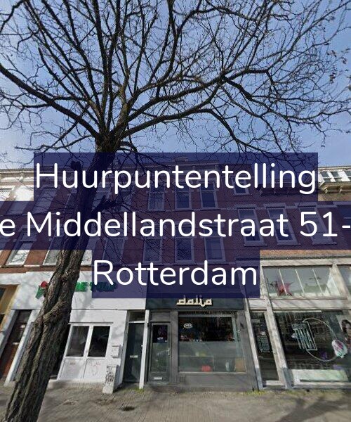Foto gevel Huurpuntentelling voor 1e Middellandstraat 51-E, Rotterdam