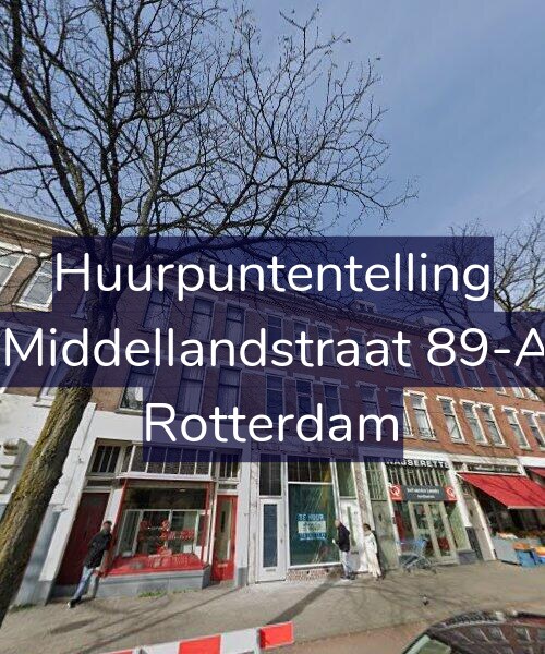 Foto gevel Huurpuntentelling voor 1e Middellandstraat 89-A03, Rotterdam