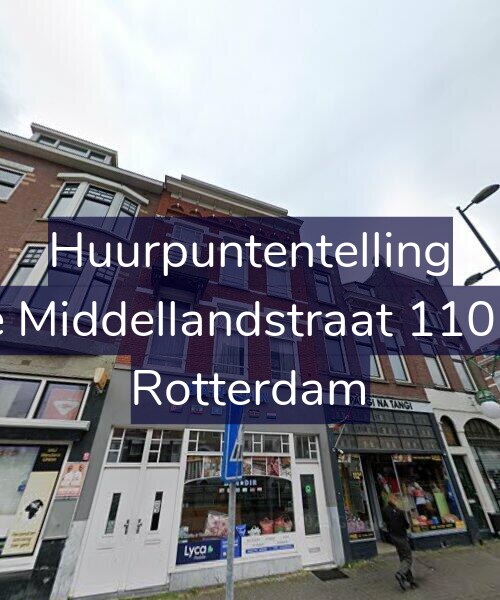Foto gevel Huurpuntentelling voor 1e Middellandstraat 110-B, Rotterdam