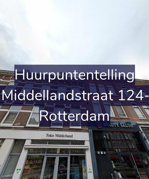Foto gevel Huurpuntentelling voor 1e Middellandstraat 124-03, Rotterdam
