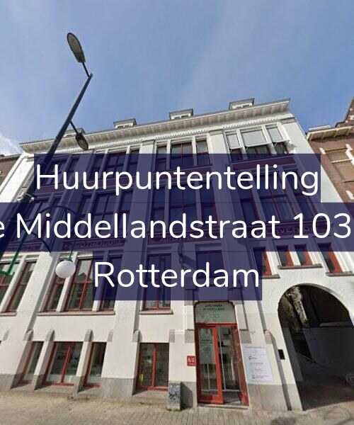 Foto gevel Huurpuntentelling voor 1e Middellandstraat 103-F, Rotterdam