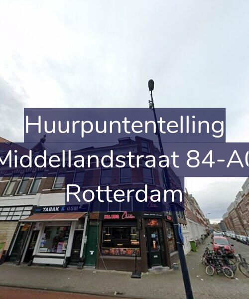 Foto gevel Huurpuntentelling voor 1e Middellandstraat 84-A03V, Rotterdam