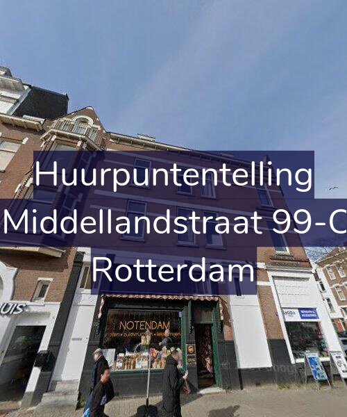 Foto gevel Huurpuntentelling voor 1e Middellandstraat 99-C02, Rotterdam