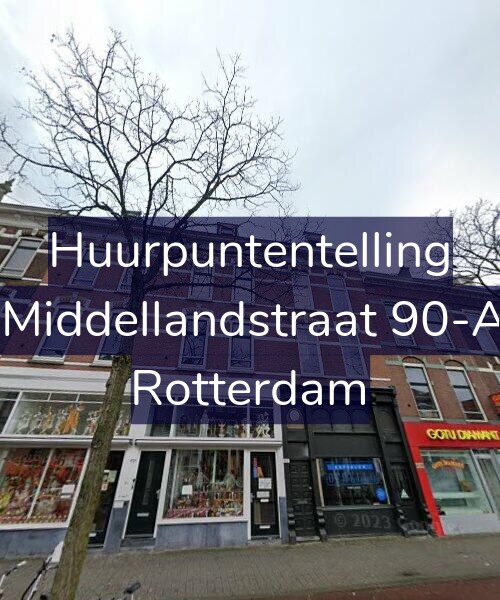 Foto gevel Huurpuntentelling voor 1e Middellandstraat 90-A02, Rotterdam