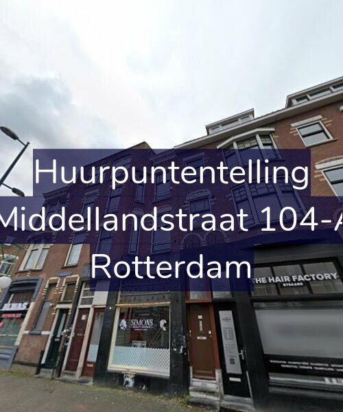 Foto gevel Huurpuntentelling voor 1e Middellandstraat 104-A01, Rotterdam