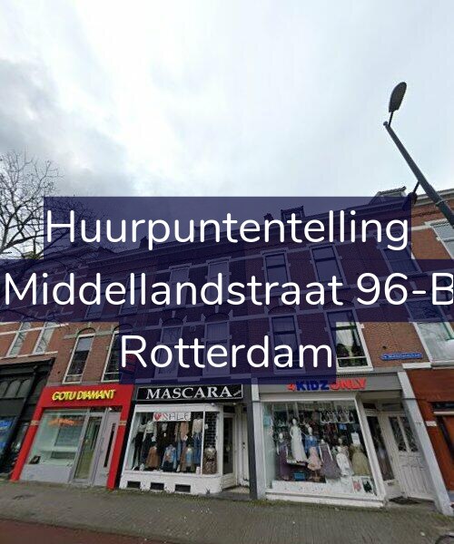Foto gevel Huurpuntentelling voor 1e Middellandstraat 96-B01, Rotterdam