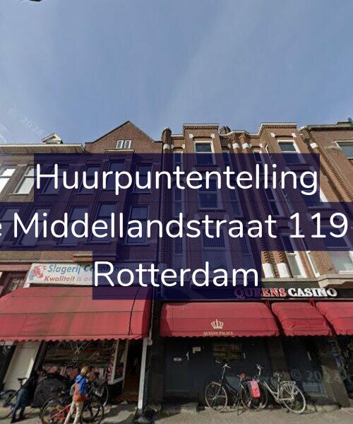 Foto gevel Huurpuntentelling voor 1e Middellandstraat 119-A, Rotterdam