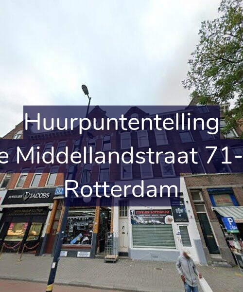 Foto gevel Huurpuntentelling voor 1e Middellandstraat 71-D, Rotterdam