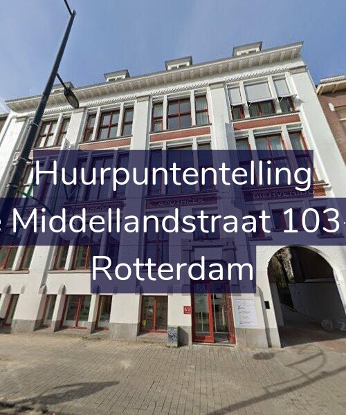 Foto gevel Huurpuntentelling voor 1e Middellandstraat 103-H, Rotterdam
