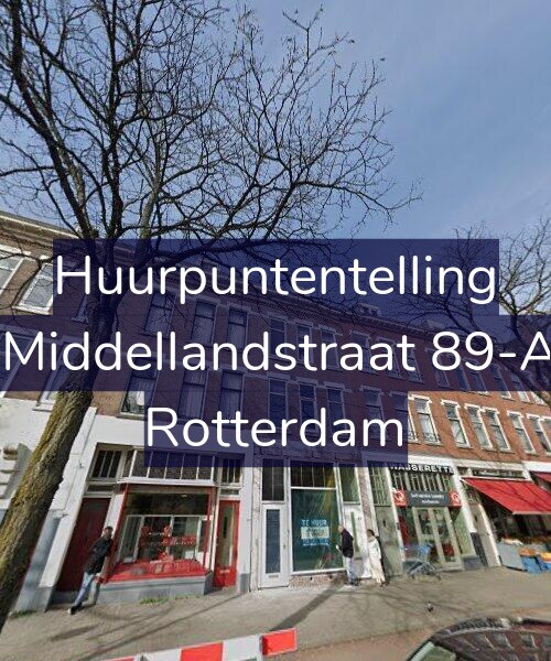 Foto gevel Huurpuntentelling voor 1e Middellandstraat 89-A02, Rotterdam
