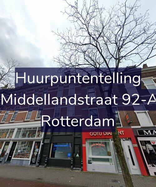 Foto gevel Huurpuntentelling voor 1e Middellandstraat 92-A01, Rotterdam