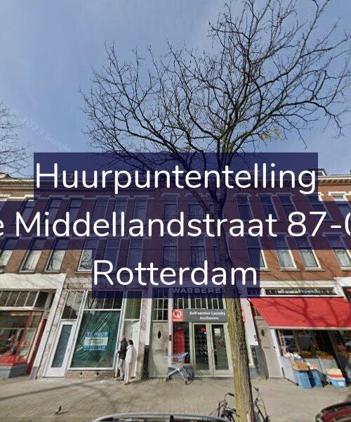Foto gevel Huurpuntentelling voor 1e Middellandstraat 87-02, Rotterdam