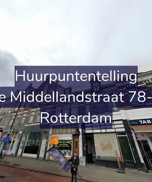 Foto gevel Huurpuntentelling voor 1e Middellandstraat 78-B, Rotterdam
