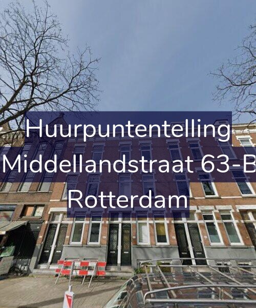 Foto gevel Huurpuntentelling voor 1e Middellandstraat 63-B01, Rotterdam