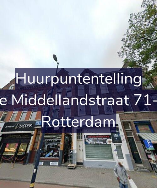 Foto gevel Huurpuntentelling voor 1e Middellandstraat 71-E, Rotterdam