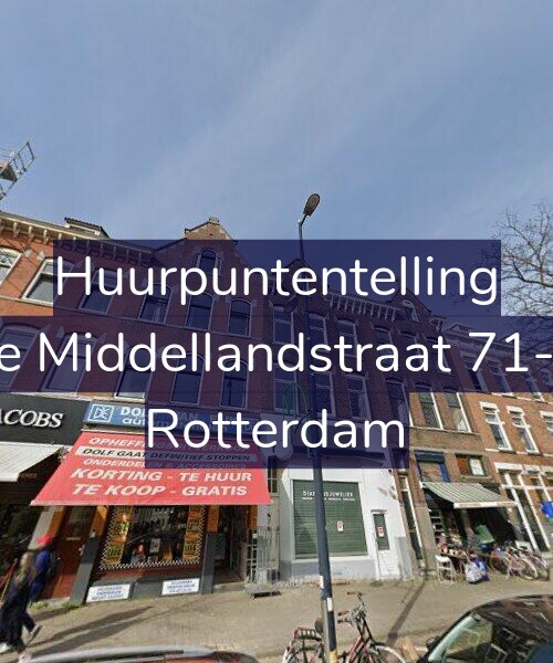 Foto gevel Huurpuntentelling voor 1e Middellandstraat 71-B, Rotterdam