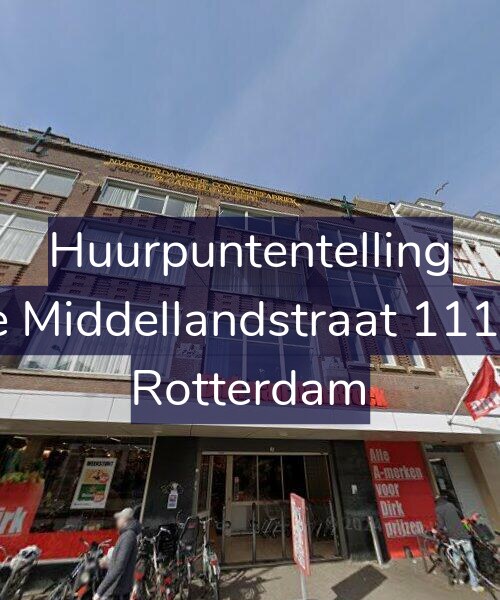 Foto gevel Huurpuntentelling voor 1e Middellandstraat 111-L, Rotterdam