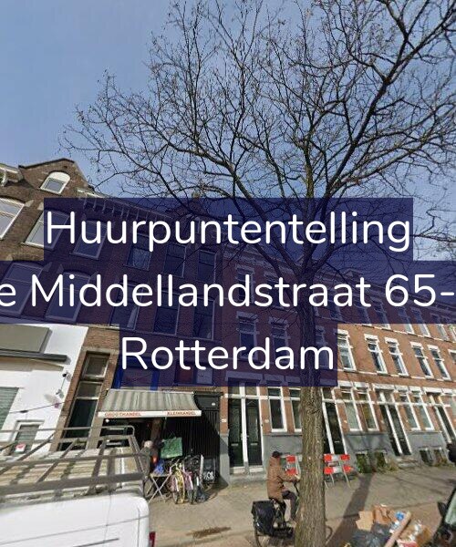Foto gevel Huurpuntentelling voor 1e Middellandstraat 65-A, Rotterdam
