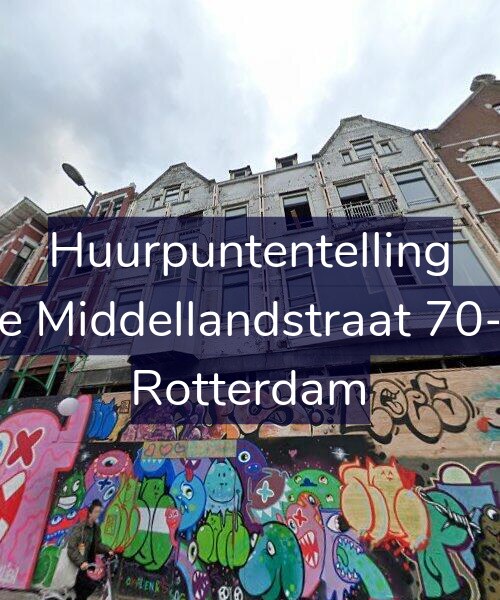 Foto gevel Huurpuntentelling voor 1e Middellandstraat 70-E, Rotterdam