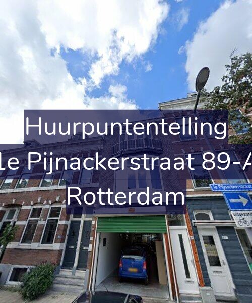 Foto gevel Huurpuntentelling voor 1e Pijnackerstraat 89-A, Rotterdam