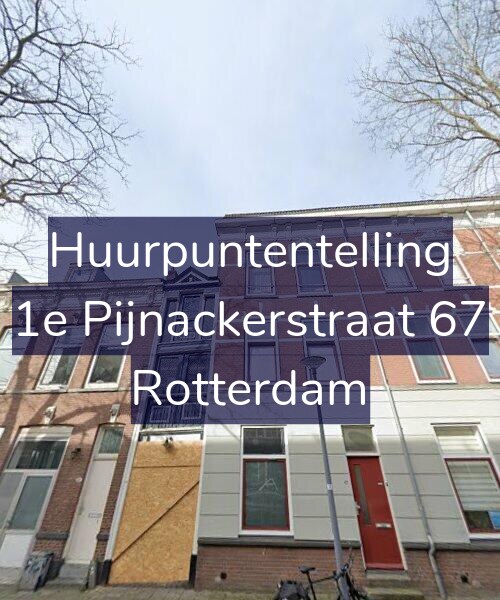 Foto gevel Huurpuntentelling voor 1e Pijnackerstraat 67, Rotterdam
