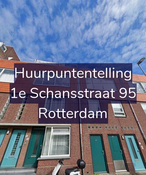 Foto gevel Huurpuntentelling voor 1e Schansstraat 95, Rotterdam