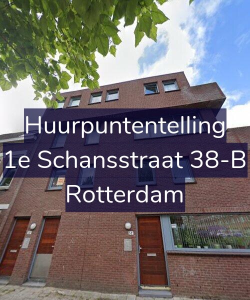 Foto gevel Huurpuntentelling voor 1e Schansstraat 38-B, Rotterdam