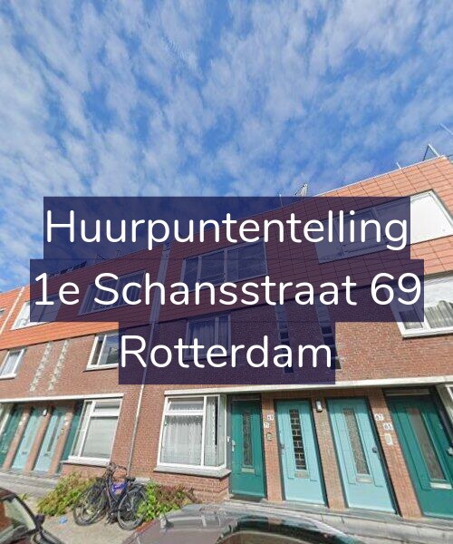 Foto gevel Huurpuntentelling voor 1e Schansstraat 69, Rotterdam