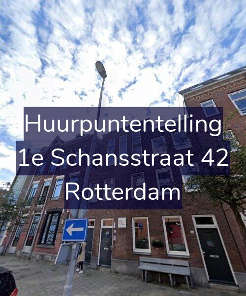 Foto gevel Huurpuntentelling voor 1e Schansstraat 42, Rotterdam