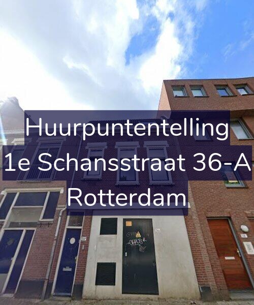 Foto gevel Huurpuntentelling voor 1e Schansstraat 36-A, Rotterdam